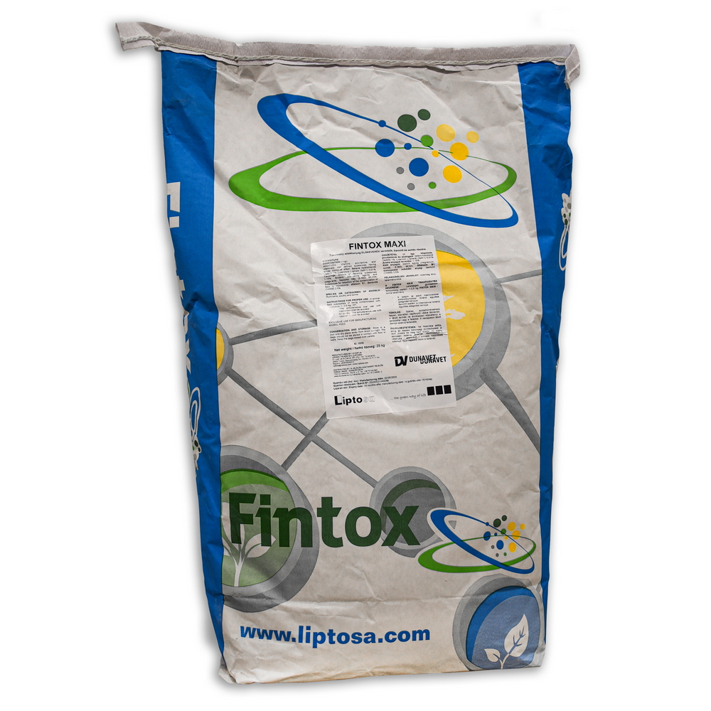 FINTOX MAXI Toxinkötő takarmány adalékanyag valamennyi állatfaj részére -25 kg