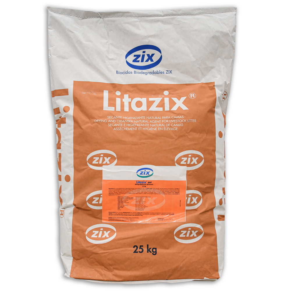 LITAZIX alomfertőtlenítő- és szárító állatgyógyászati ápolószer  valamennyi állatfaj estében -25 kg