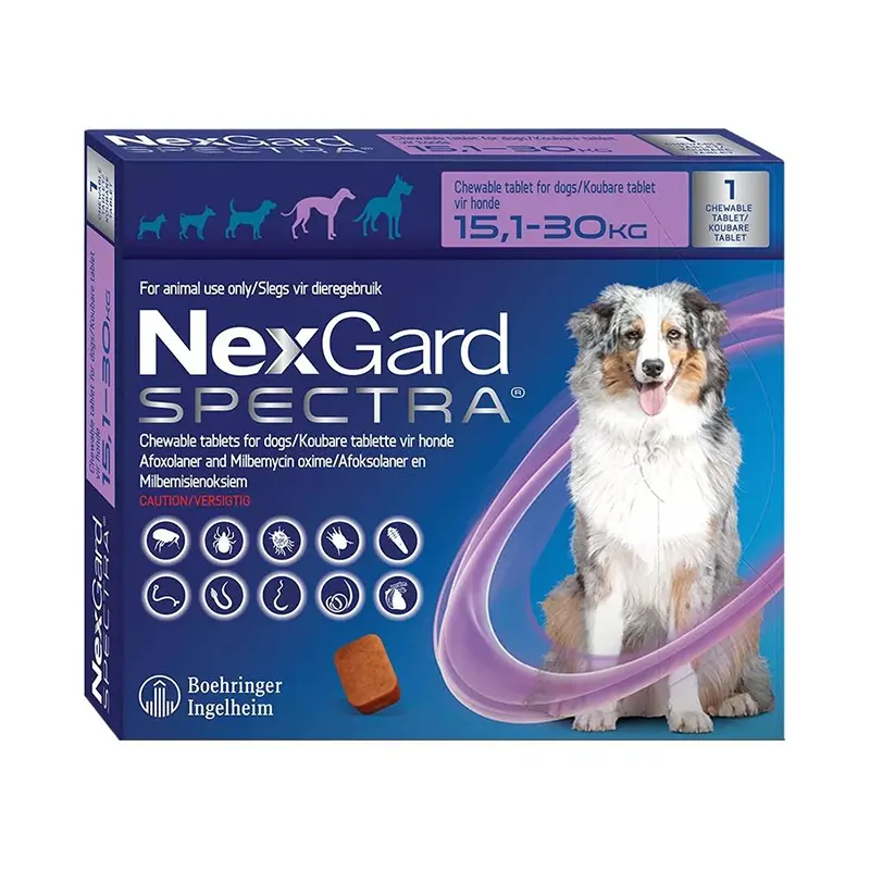 Nexgard Spectra kutya L 15-30 kg 3x