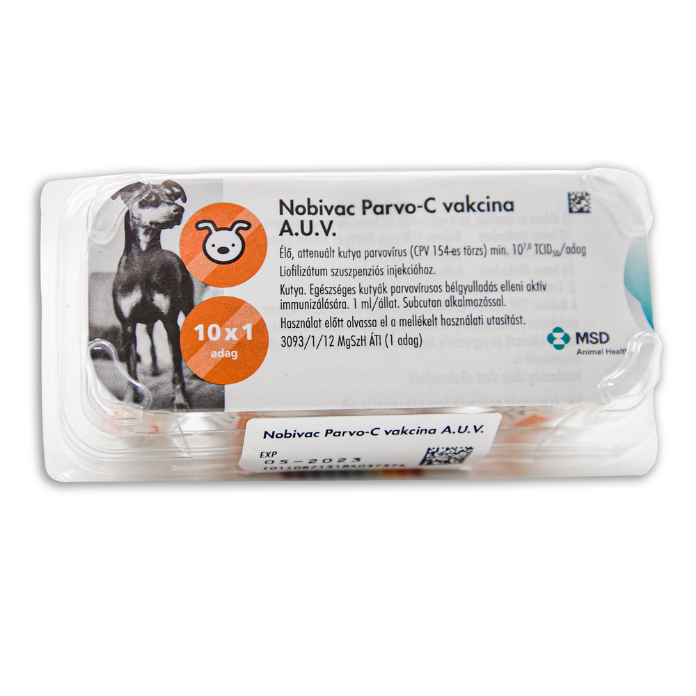 Nobivac Parvo-C vakcina + Diluent 10x1 adag - Gallery Image 2