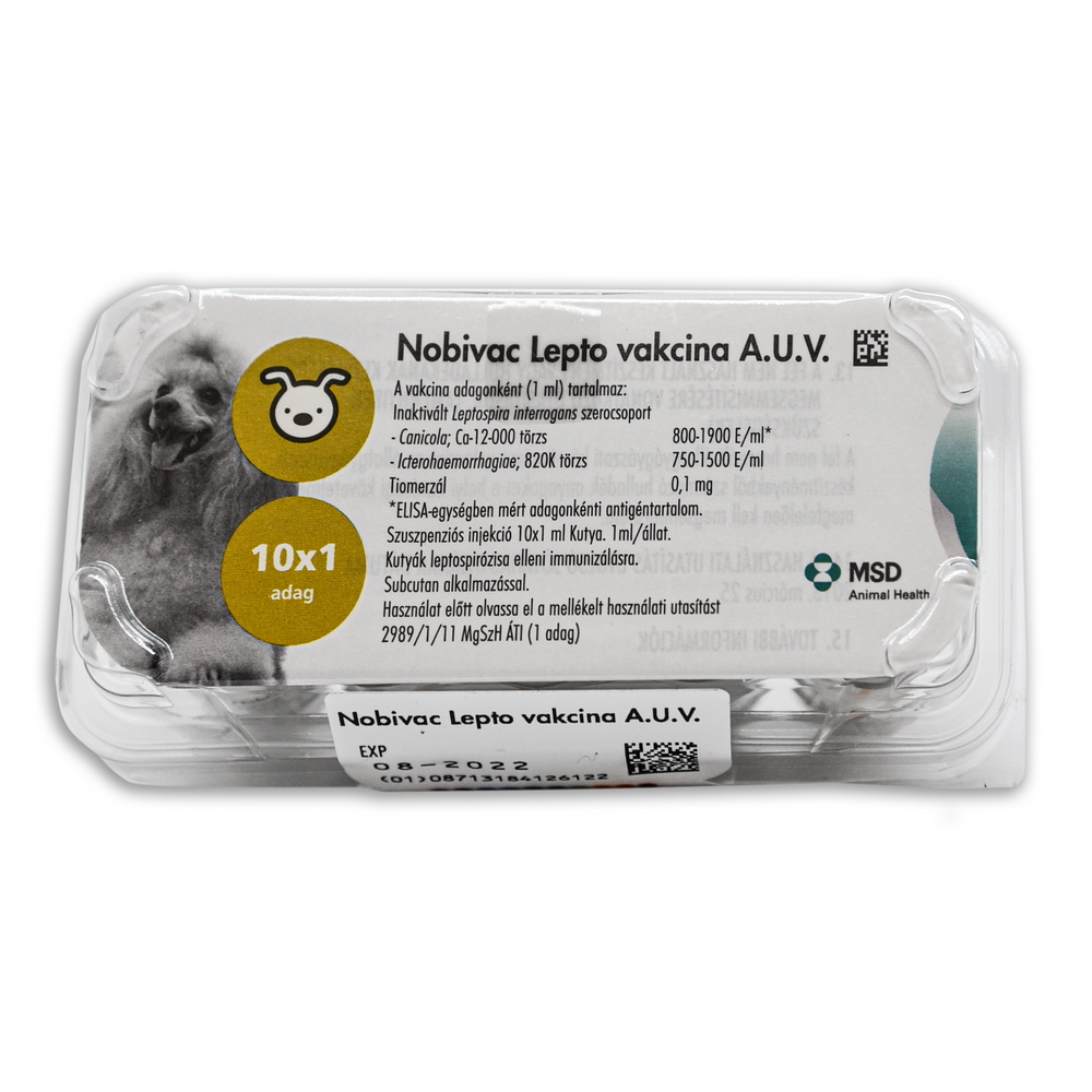 Nobivac DHPPI+L4 vakcina 10x1 - Gallery Image 3