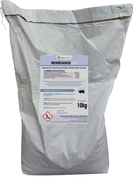NEW SCIENCE ZnO TAKARMÁNY ELŐKEVERÉK-10 kg