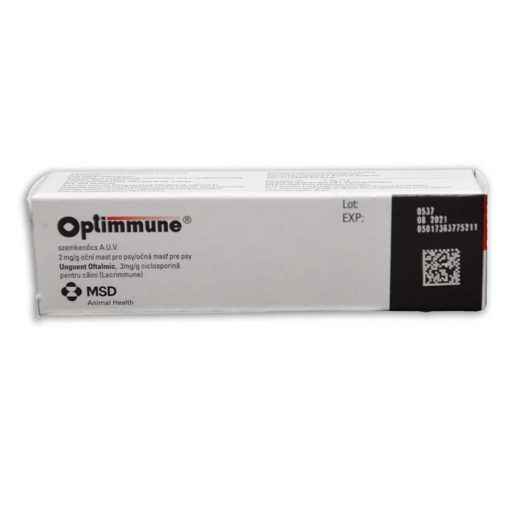 Optimmune szemkenőcs A.U.V. - 1x3,5 g