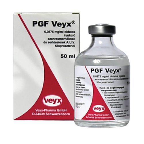 PGF VEYX 0,0875 MG/ML OLDATOS INJEKCIÓ SZARVASMARHÁKNAK ÉS SERTÉSEKNEK