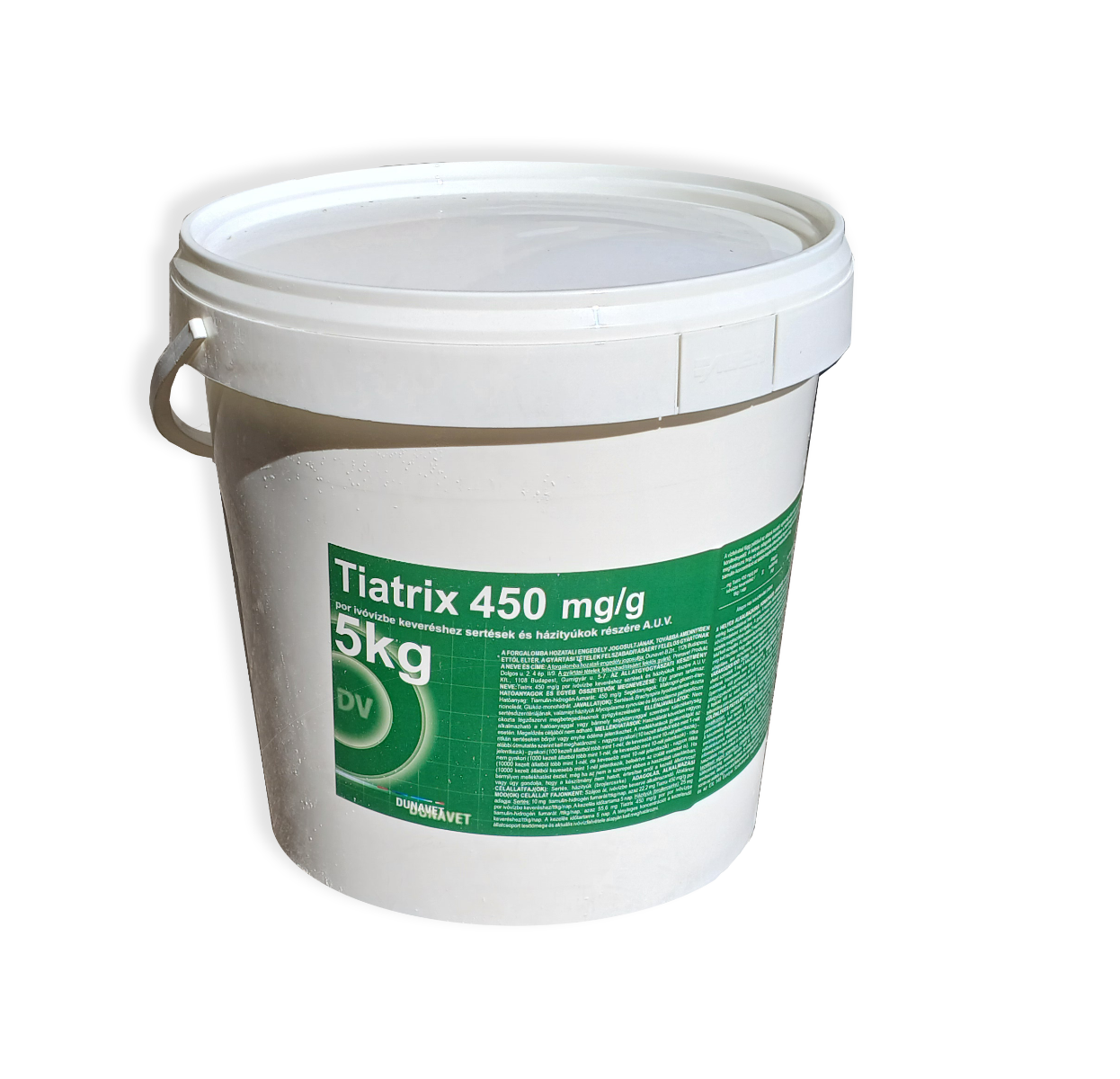 TIATRIX 450 mg/g por belsőleges oldathoz sertések és házityúkok részére A.U.V. -5 kg 