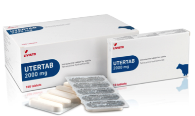 UTERTAB 2000 mg méhtabletta szarvasmarhák részére A.U.V. 